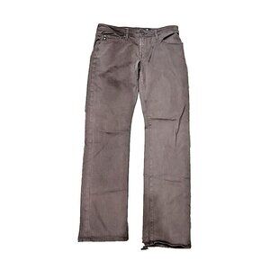 Adriano Goldschmied Jeans Brown Mid-rise The Graduate Tailored Leg Men's 32x32